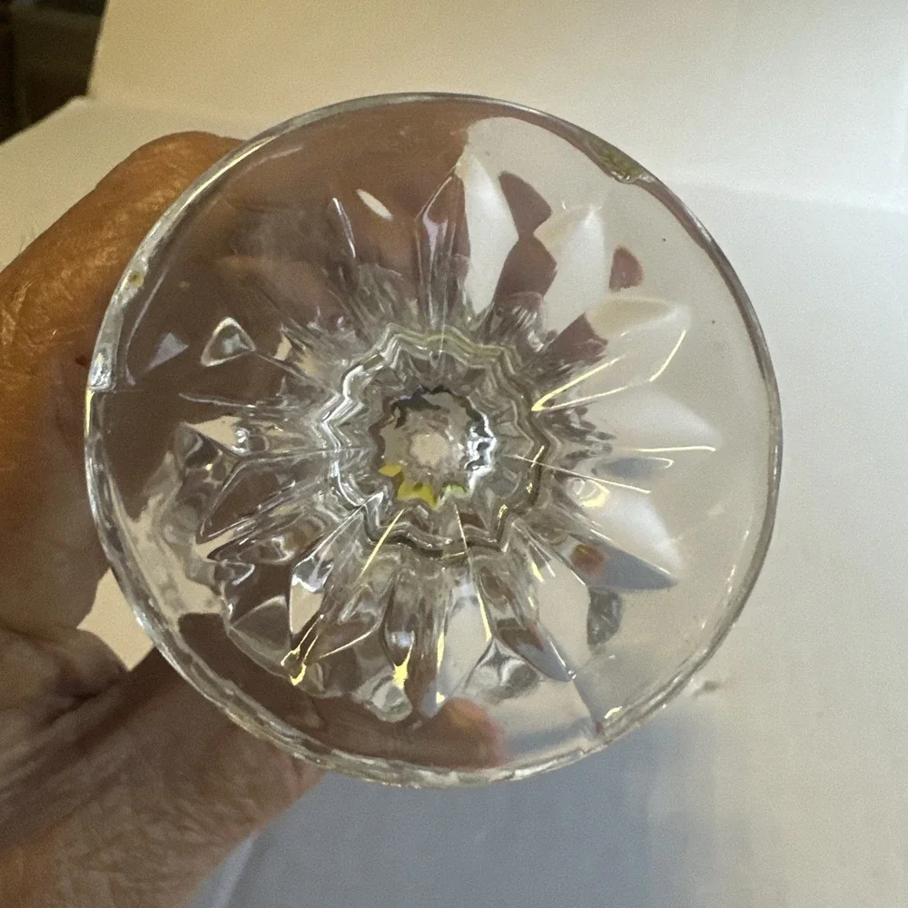 Vintage Fairfield 24% Lead, Crystal Pedestal Vase/Bud Vase, 1965 to 1990